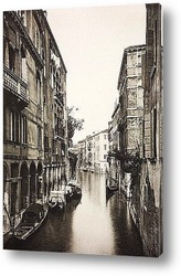   Картина Канал и старый паром в Мурано