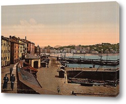   Картина Гавань, Сан-Себастьян, Испания. 1890-1900 гг