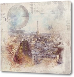   Картина Париж летом