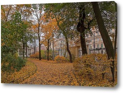   Картина Сад Аничкова дворца Санкт-Петербург