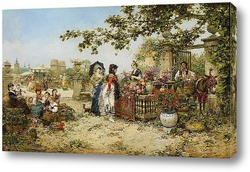   Картина Цветочный рынок