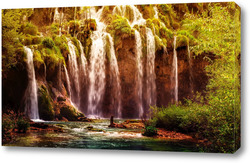   Картина Водопады и леса 87472