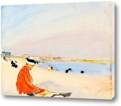   Картина Женщина на пляже