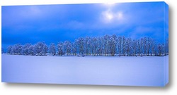   Картина Панорамная зима