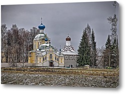  Александро-Свирский мужской монастырь.Храм во дворе.