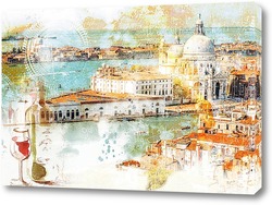   Картина Санта Мария Венеция