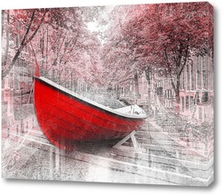   Картина Красная лодка