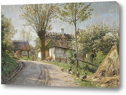   Картина Деревенская дорога