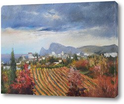   Картина Масандровские виноградники
