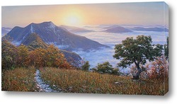   Картина Рассвет на горе Папай