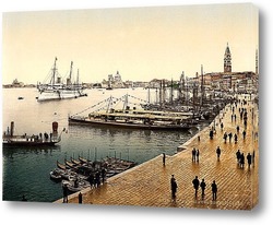   Картина Королевская яхта, Венеция, Италия.