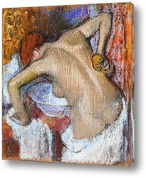   Картина Женщина за туалетом