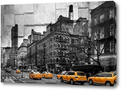   Картина Желтое такси