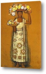   Картина Женщина с цветами