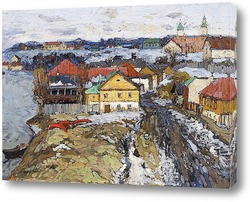   Картина Русская деревня
