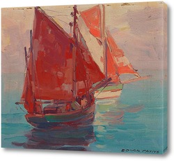   Картина Рыболовные лодки