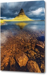   Картина гора в Исландии