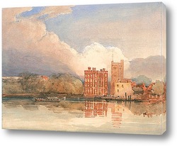   Картина Вид на Ламбетский дворец на Темзе