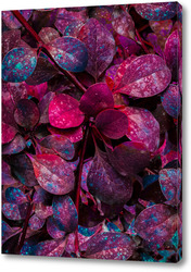   Картина Ветка с лиловыми листочками