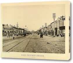  Вид сверху,верхние городские ряды,1886 год