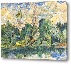   Картина Новодевичий монастырь