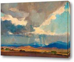   Картина Буря над западным пейзажем, 1924