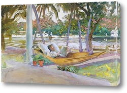   Картина Мужчина на гамаке, Флорида, 1917