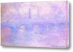   Картина Мост Ватерлоо. Эффект тумана