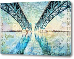   Картина Голубые мосты