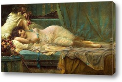   Картина Отдыхающая женщина