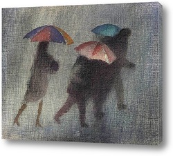   Картина Проливной дождь.