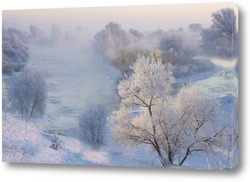   Картина Мороз на реке