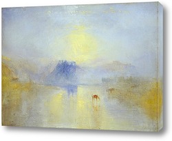   Картина Замок Норем, восход