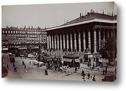   Картина Парижская Фондовая биржа,1880г.