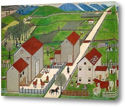   Картина Ферма в долине