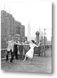   Картина Танцующие подростки,1950г.