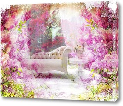   Картина Фиолетовый сад