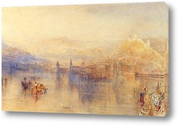  Картина Люцерна из озера