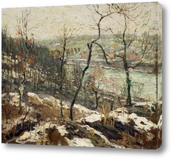   Картина Пейзаж возле реки Гарлем