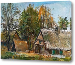   Картина Польская деревня