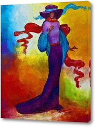   Картина Фиолетовая дама