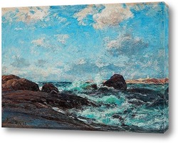   Картина Прибрежная сцена с волнами