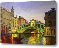   Картина Мост поцелуев в Венеции