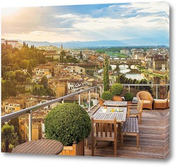   Картина Пейзаж города Флоренции