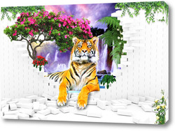   Картина Тигры 4092