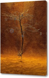   Картина Дерево с шестерёнками