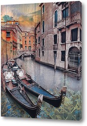   Картина Венеция, канал.