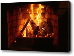   Картина Камин