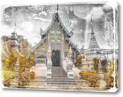   Картина храм в Чианг май
