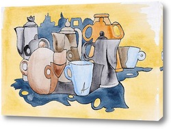   Картина Чайники и чашечки